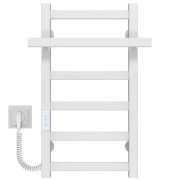 Электрический полотенцесушитель Deffi Nicolе П6 300х600 левое подключение WD04 белый A.NI.60.30.6.E.W.L.4