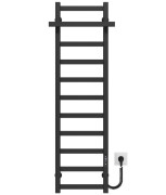 Электрический полотенцесушитель Deffi Nicolе П11 300х1200 правое подключение JD04 черный A.NI.120.30.11.E.B.R.2