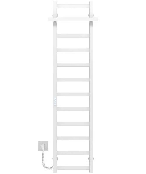 Електрична сушарка для рушників Deffi Nicole П12 300х1400 ліве підключення WD04 білий A.NI.140.30.12.E.W.L.4