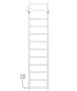 Электрический полотенцесушитель Deffi Nicolе П12 300х1400 левое подключение WD04 белый A.NI.140.30.12.E.W.L.4