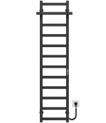 Электрический полотенцесушитель Deffi Nicolе П12 300х1400 правое подключение JD04 черный A.NI.140.30.12.E.B.R.2