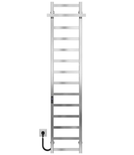 Електрична сушарка для рушників Deffi Nicolе П14 300х1600 ліве підключення JD04 хром A.NI.160.30.14.E.C.L.2