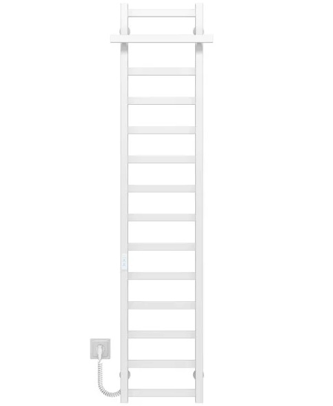 Электрический полотенцесушитель Deffi Nicolе П14 300х1600 левое подключение WD04 белый A.NI.160.30.14.E.W.L.4