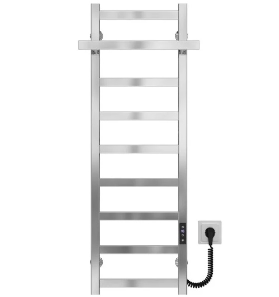 Электрический полотенцесушитель Deffi Nicolе П9 300х1000 правое подключение JD04 хром A.NI.100.30.9.E.C.R.2