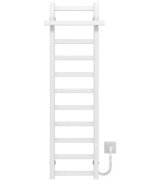 Электрический полотенцесушитель Deffi Nicolе П11 300х1200 правое подключение WD04 белый A.NI.120.30.11.E.W.R.4