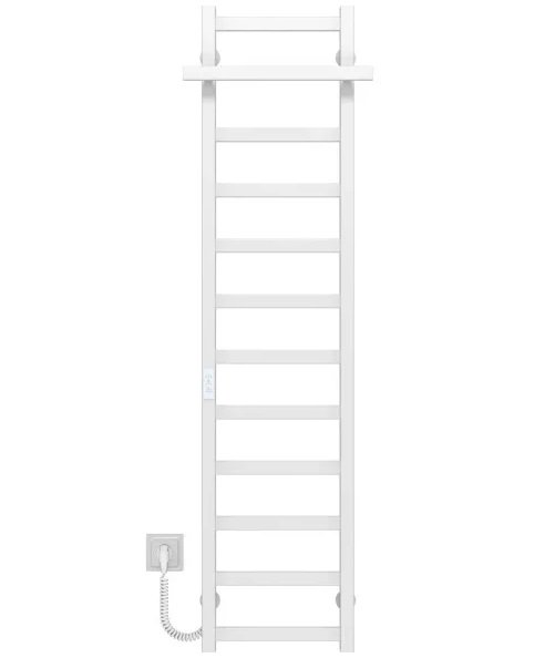 Электрический полотенцесушитель Deffi Nicolе П12 300х1400 левое подключение WD04 белый A.NI.140.30.12.E.W.L.4