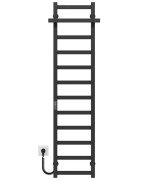 Электрический полотенцесушитель Deffi Nicolе П12 300х1400 левое подключение JD04 черный A.NI.140.30.12.E.B.L.2