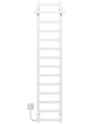 Электрический полотенцесушитель Deffi Nicolе П14 300х1600 левое подключение WD04 белый A.NI.160.30.14.E.W.L.4