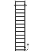 Электрический полотенцесушитель Deffi Nicolе П14 300х1600 правое подключение JD04 черный A.NI.160.30.14.E.B.R.2