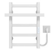 Электрический полотенцесушитель Deffi Nicolе П5 400х500 правое подключение WD04 белый A.NI.50.40.5.E.W.R.4