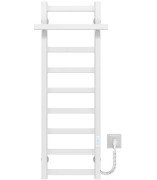 Электрический полотенцесушитель Deffi Nicolе П9 300х1000 правое подключение WD04 белый A.NI.100.30.9.E.W.R.4