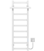 Електрична сушарка для рушників Deffi Nicole П9 400х1000 праве підключення WD04 білий A.NI.100.40.9.E.W.R.4