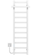 Електрична сушарка для рушників Deffi Nicole П11 400х1200 ліве підключення WD04 білий A.NI.120.40.11.E.W.L.4