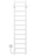 Электрический полотенцесушитель Deffi Nicolе П12 400х1400 левое подключение WD04 белый A.NI.140.40.12.E.W.L.4