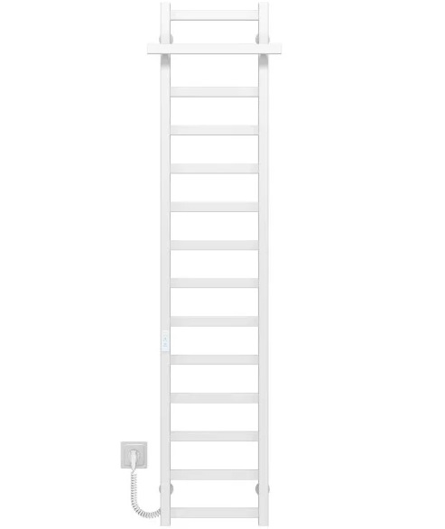 Электрический полотенцесушитель Deffi Nicolе П14 400х1600 левое подключение WD04 белый A.NI.160.40.14.E.W.L.4