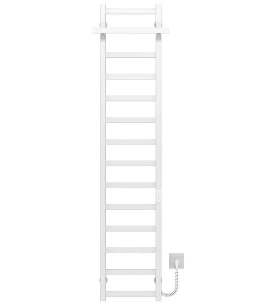 Электрический полотенцесушитель Deffi Nicolе П14 400х1600 правое подключение WD04 белый A.NI.160.40.14.E.W.R.4