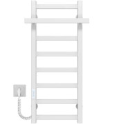 Электрический полотенцесушитель Deffi Nicolе П8 400х800 левое подключение WD04 белый A.NI.80.40.8.E.W.L.4