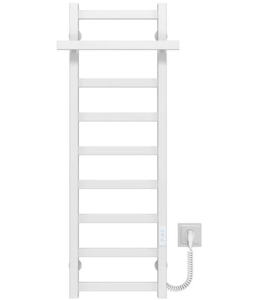 Електрична сушарка для рушників Deffi Nicole П9 400х1000 праве підключення WD04 білий A.NI.100.40.9.E.W.R.4