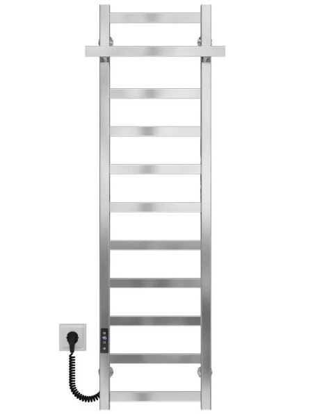 Електрична сушарка для рушників Deffi Nicole П11 400х1200 ліве підключення JD04 хром A.NI.120.40.11.E.C.L.2