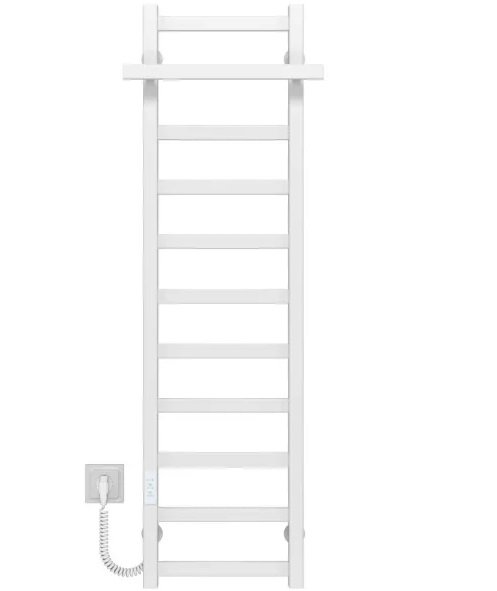 Електрична сушарка для рушників Deffi Nicole П11 400х1200 ліве підключення WD04 білий A.NI.120.40.11.E.W.L.4