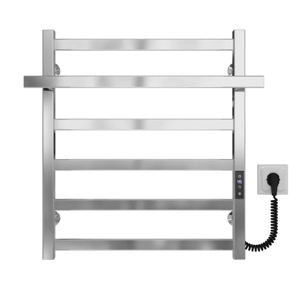 Электрический полотенцесушитель Deffi Nicolе П6 500х600 правое подключение JD04 хром A.NI.60.50.6.E.C.R.2