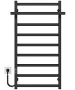 Электрический полотенцесушитель Deffi Nicolе П9 500х1000 левое подключение JD04 черный A.NI.100.50.9.E.B.L.2