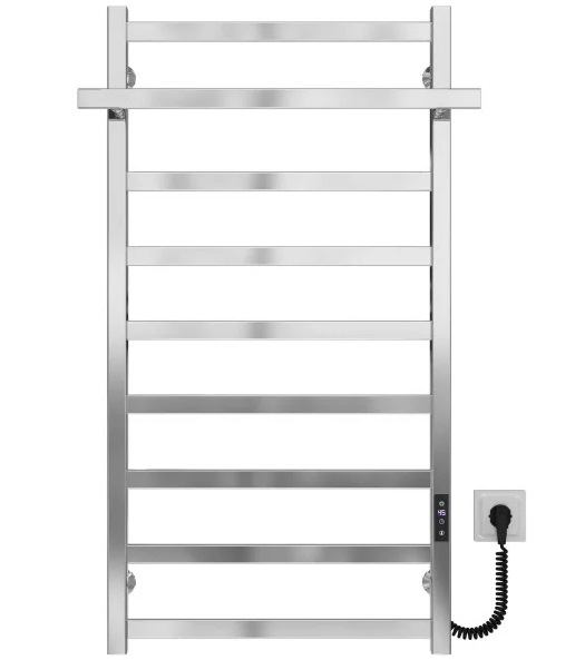 Электрический полотенцесушитель Deffi Nicolе П9 500х1000 правое подключение JD04 хром A.NI.100.50.9.E.C.R.2
