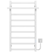 Электрический полотенцесушитель Deffi Nicolе П9 500х1000 правое подключение WD04 белый A.NI.100.50.9.E.W.R.4