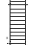 Электрический полотенцесушитель Deffi Nicolе П12 500х1400 левое подключение JD04 черный A.NI.140.50.12.E.B.L.2