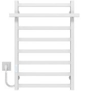 Электрический полотенцесушитель Deffi Nicolе П8 500х800 левое подключение WD04 белый A.NI.80.50.8.E.W.L.4