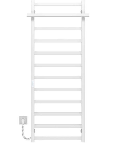 Электрический полотенцесушитель Deffi Nicolе П12 500х1400 левое подключение WD04 белый A.NI.140.50.12.E.W.L.4