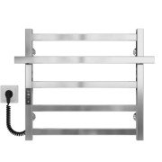 Електрична сушарка для рушників Deffi Nicolе П5 500х500 ліве підключення JD04 хром A.NI.50.50.5.E.C.L.2