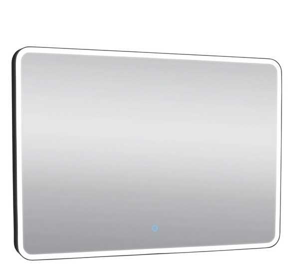 Дзеркало для ванної кімнати Аквародос Donato 100х70 см sensor з підсвіткою чорний АР000113298