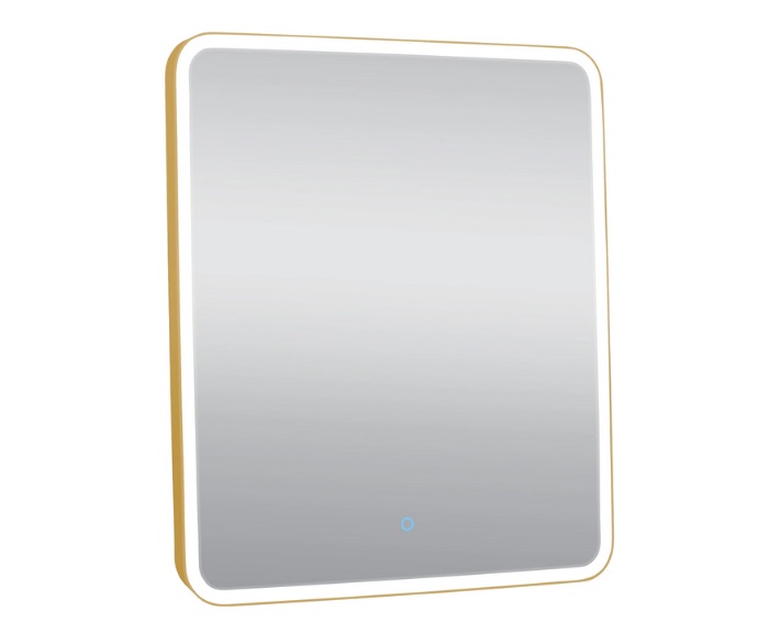 Зеркало для ванной Аквародос Donato 60х70 см sensor с LED-подсветкой золото АР000113300