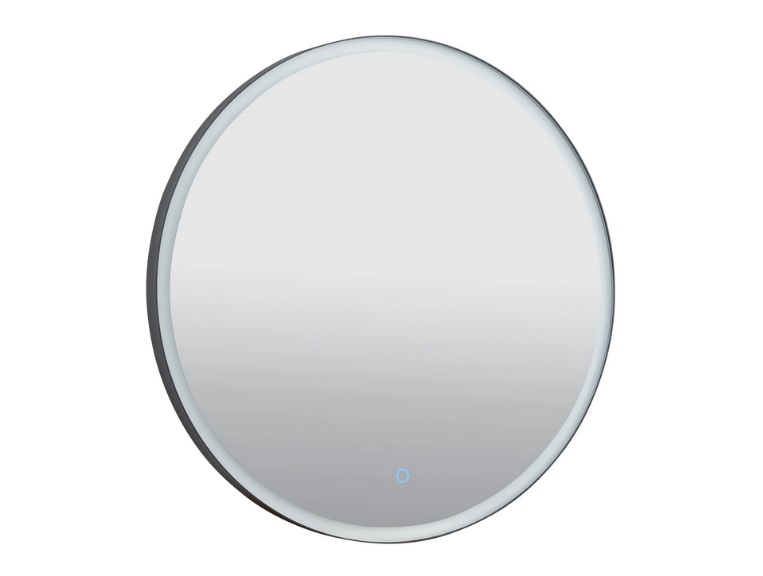 Дзеркало для ванної кімнати Аквародос Лоренцо black D-100 sensor з LED-підсвічуванням чорний АР000112800