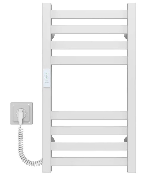 Электрический полотенцесушитель Deffi Magnus П8 200х600 левое подключение WD04 белый A.MA.60.20.8.E.W.L.4