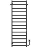 Електрична сушарка для рушників Deffi Nicolе П14 500х1600 правильне підключення JD04 чорний A.NI.160.50.14.E.B.R.2