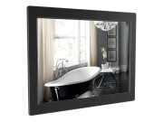 Зеркало для ванной Аквародос Беатриче 100х80 см черный патина хром АР000000922