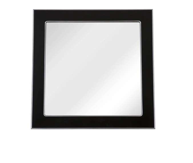 Дзеркало для ванної кімнати Аквародос Беатріче 80х80 см чорний патина хром АР000000924