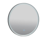 Зеркало для ванной Аквародос Лоренцо black D-70 sensor с LED-подсветкой черный АР000112799