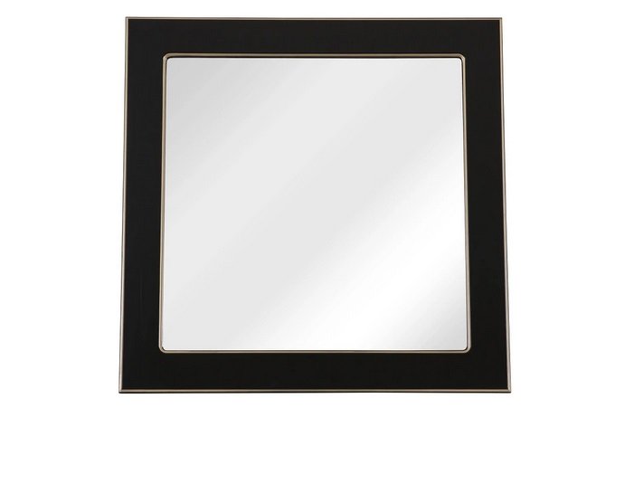 Дзеркало для ванної кімнати Аквародос Беатріче 80х80 см чорний патина золото АР000000923