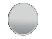 Дзеркало для ванної кімнати Аквародос Лоренцо black D-70 sensor з LED-підсвічуванням чорний АР000112799