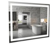 Дзеркало для ванної кімнати Аквародос Альфа 100х80 см з LED-підсвічуванням АР000001214