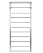 Сушка для рушників водяна Deffi Lux Hotel П11 600х1200 бічне ліве підключення хром A.LH.120.60.11.C.B