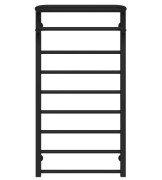 Сушка для рушників водяна Deffi Lux Hotel П9 600х1000 бічне праве підключення чорний A.LH.100.60.9.B.C