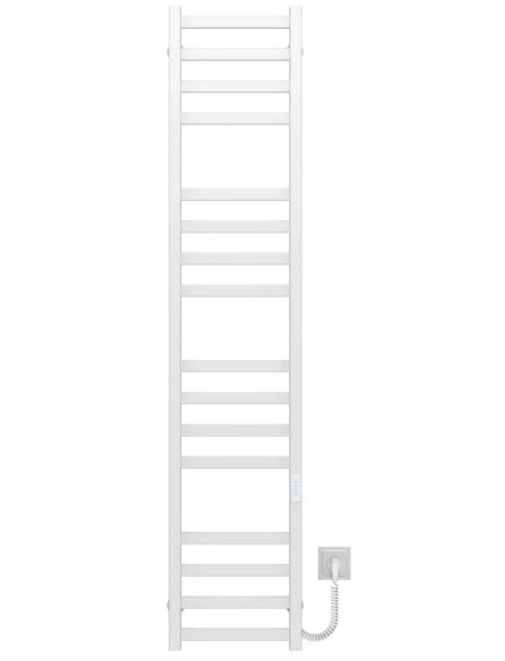 Электрический полотенцесушитель Deffi Avast П16 400х1600 правое подключение WD04 белый B.AV.160.40.16.E.W.R.4