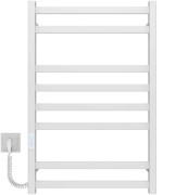 Электрический полотенцесушитель Deffi Avast П8 500х800 левое подключение WD04 белый B.AV.80.50.8.E.W.L.4