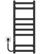 Электрический полотенцесушитель Deffi Avast П8 450х800 левое подключение JD04 черный B.AV.80.45.8.E.B.L.2