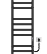Электрический полотенцесушитель Deffi Avast П8 450х800 правое подключение JD04 черный B.AV.80.45.8.E.B.R.2