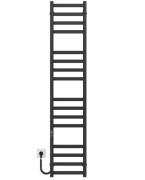 Электрический полотенцесушитель Deffi Avast П16 400х1600 левое подключение JD04 черный B.AV.160.40.16.E.B.L.2